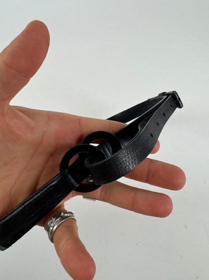 Vintage Gucci Leather belt black