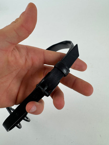 Vintage Gucci Leather belt black