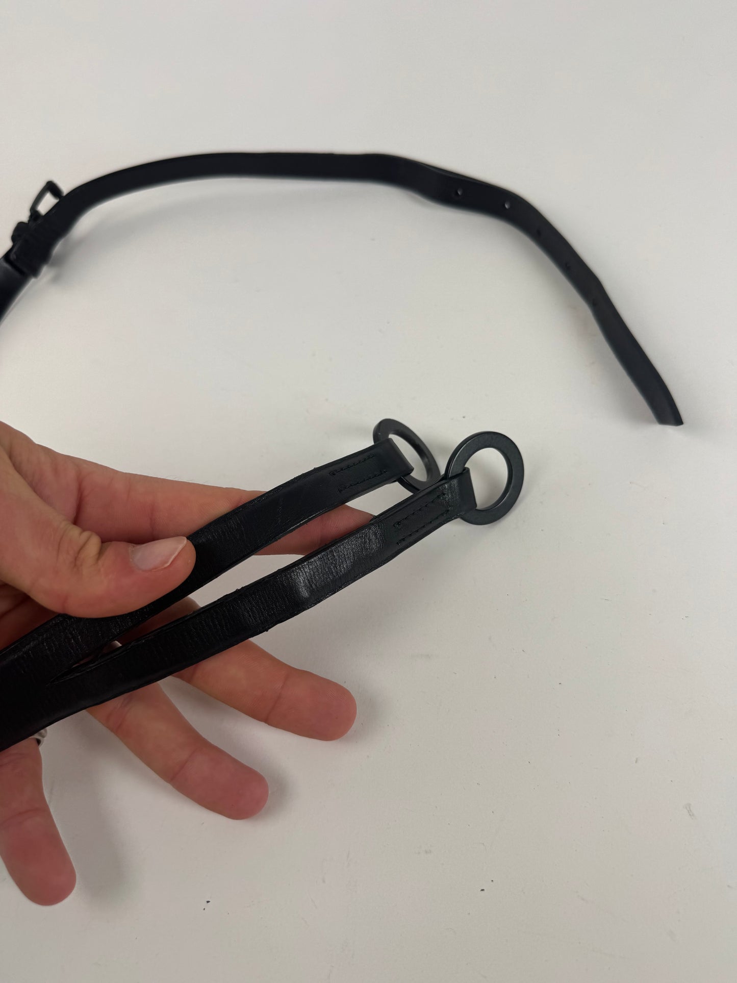 Vintage Gucci Leather belt black