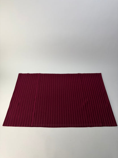 Vintage Issey Miyake Pleats Please Pleated Wrap c. Mid-2010s Burgundy