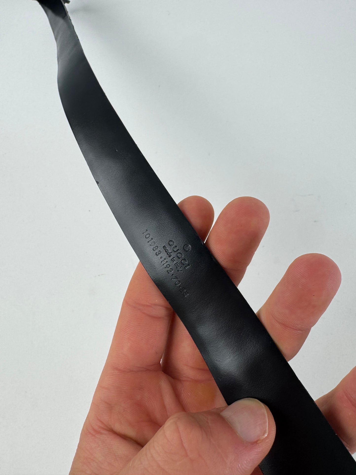 Vintage Gucci Leather belt black