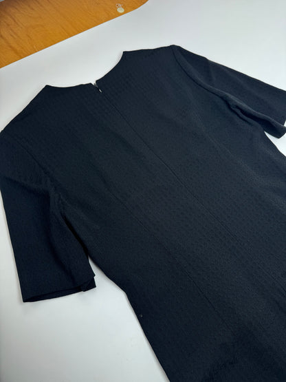 Vintage Givenchy wool Dress black m/L