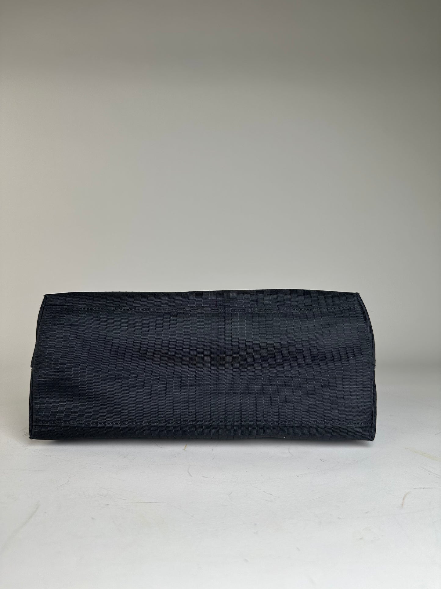 Vintage Givenchy Nylon Shoulder Bag Black Silver