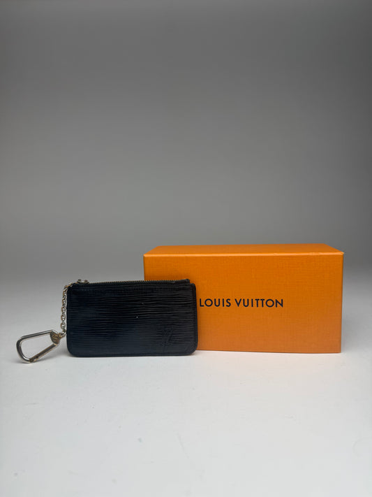 Vintage Louis Vuitton Le Dauphine EPI leather Card holder black