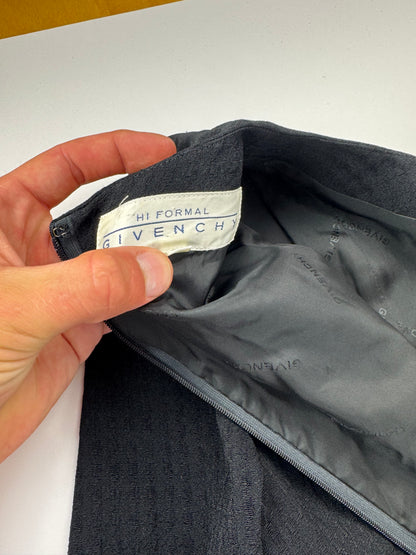 Vintage Givenchy wool Dress black m/L