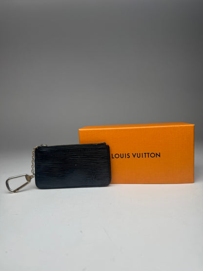 Vintage Louis Vuitton Le Dauphine EPI leather Card holder black