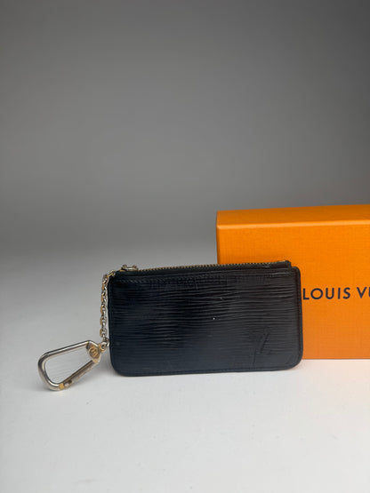 Vintage Louis Vuitton Le Dauphine EPI leather Card holder black