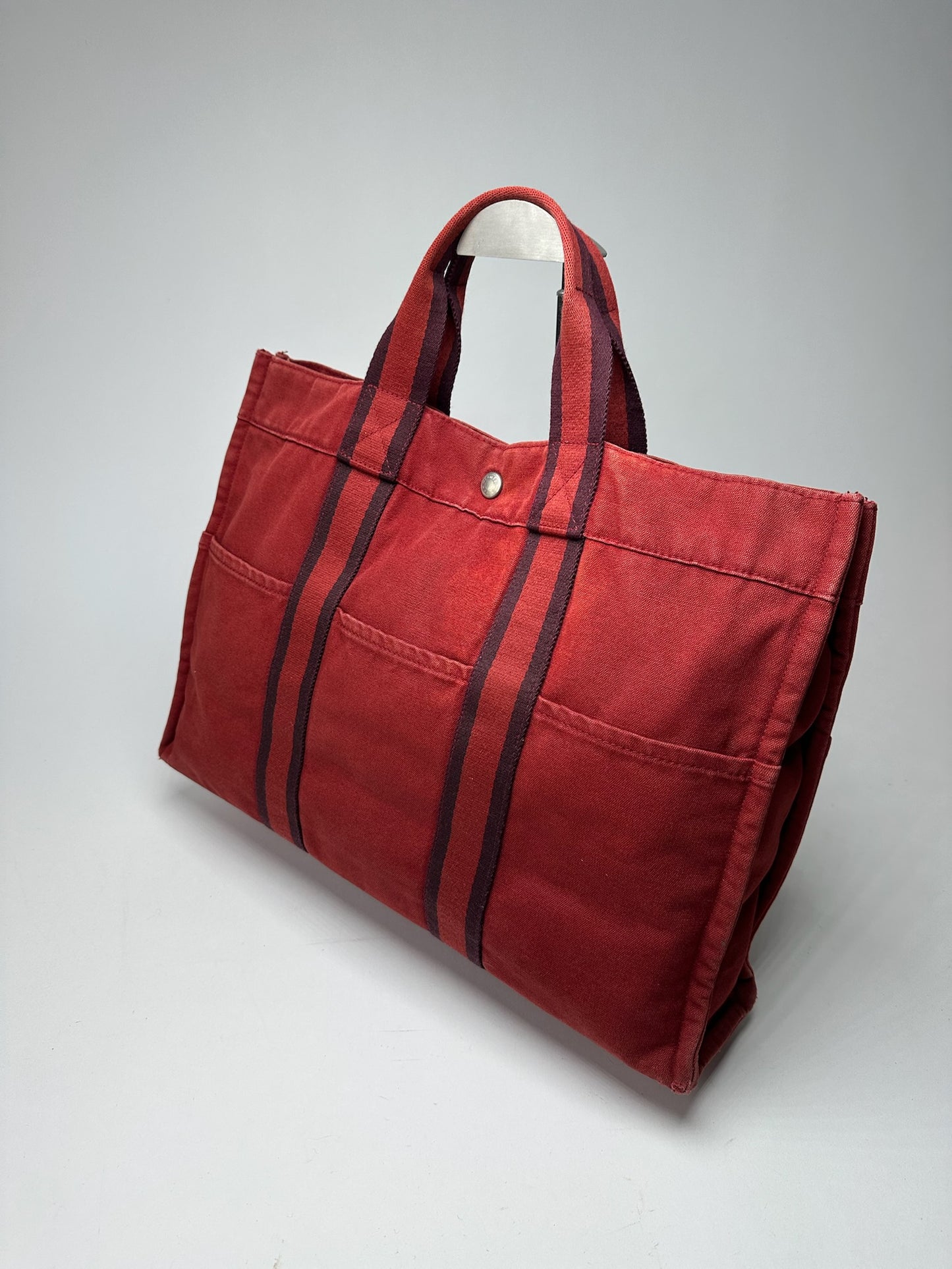 Vintage Hermes Canvas Shopper res