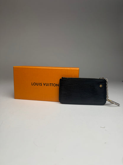 Vintage Louis Vuitton Le Dauphine EPI leather Card holder black