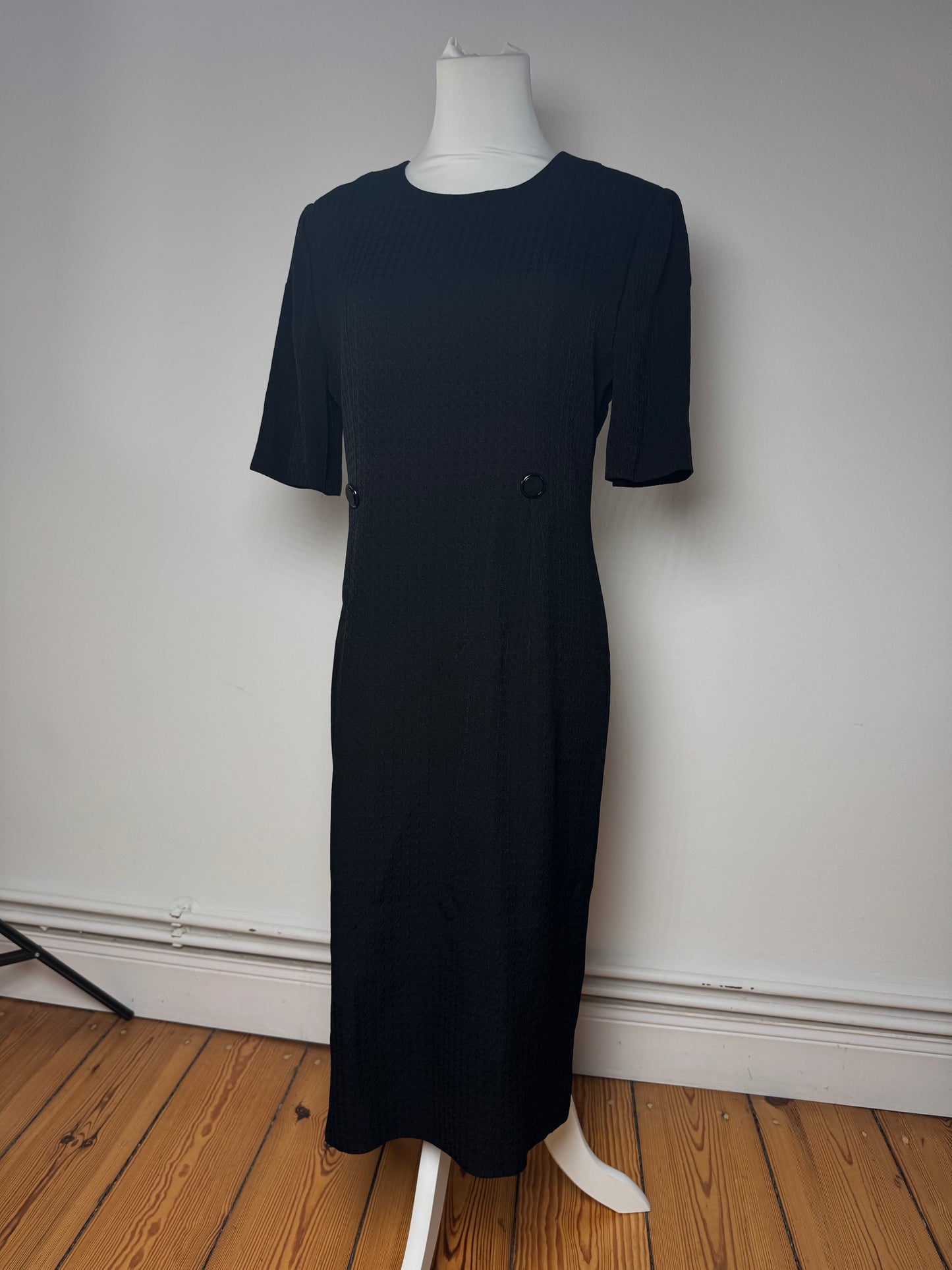 Vintage Givenchy wool Dress black m/L