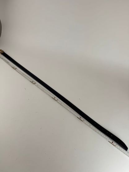 Vintage Yves Saint Laurent Leather Belt Black