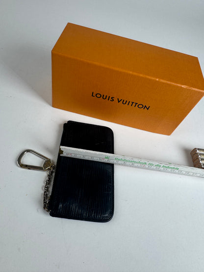 Vintage Louis Vuitton Le Dauphine EPI leather Card holder black