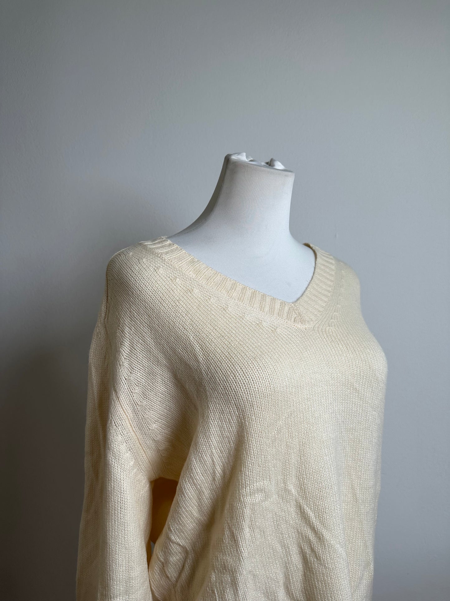 Vintage Gucci Cotton Sweater Cream M
