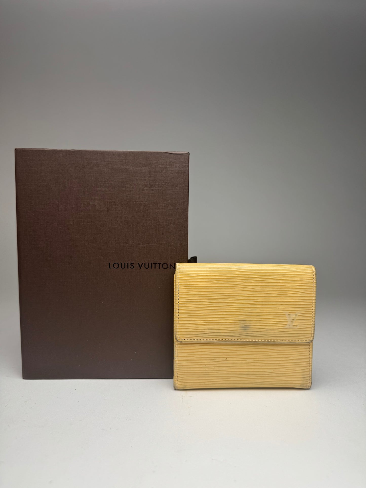 Vintage Louis Vuitton EPI Leather wallet yellow