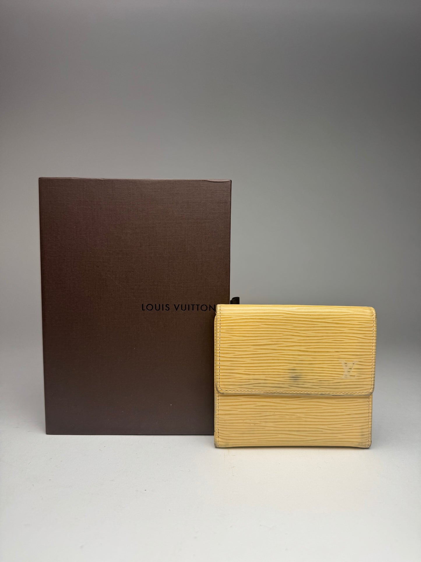 Vintage Louis Vuitton EPI Leather wallet yellow