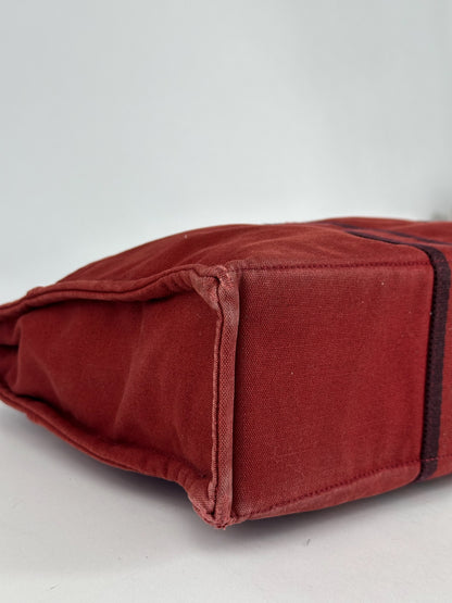 Vintage Hermes Canvas Shopper res