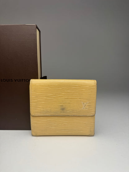 Vintage Louis Vuitton EPI Leather wallet yellow