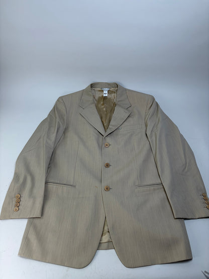 Vintage Gianni Versace Men's Silk Blend Suit Set Beige M