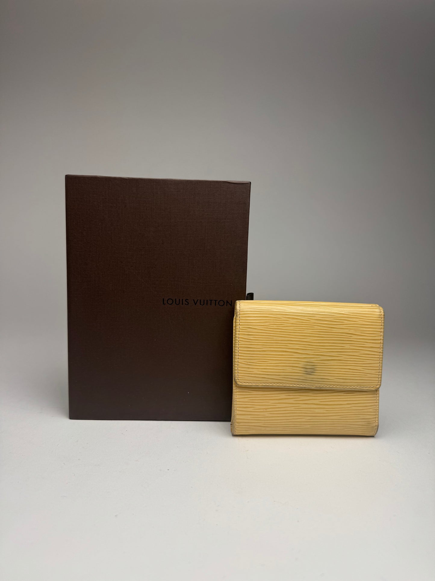Vintage Louis Vuitton EPI Leather wallet yellow