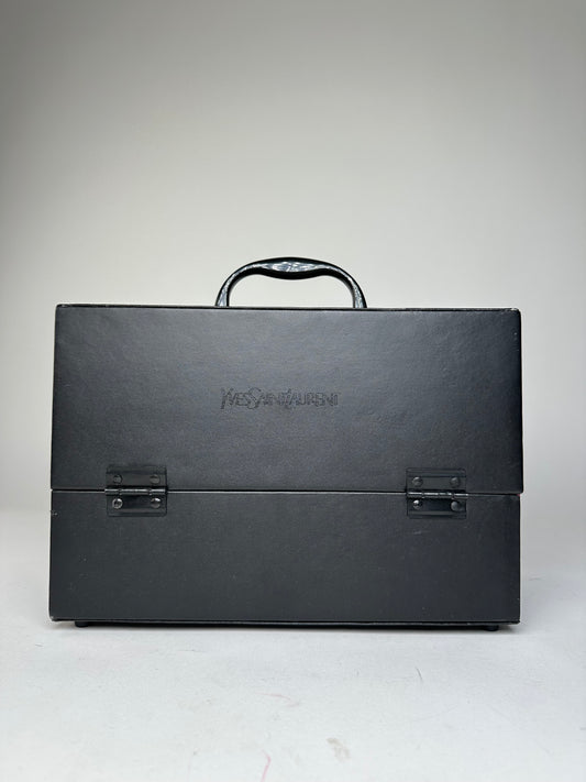 Vintage Yves Saint Laurent Beauté Vanity Case Black