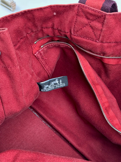 Vintage Hermes Canvas Shopper res