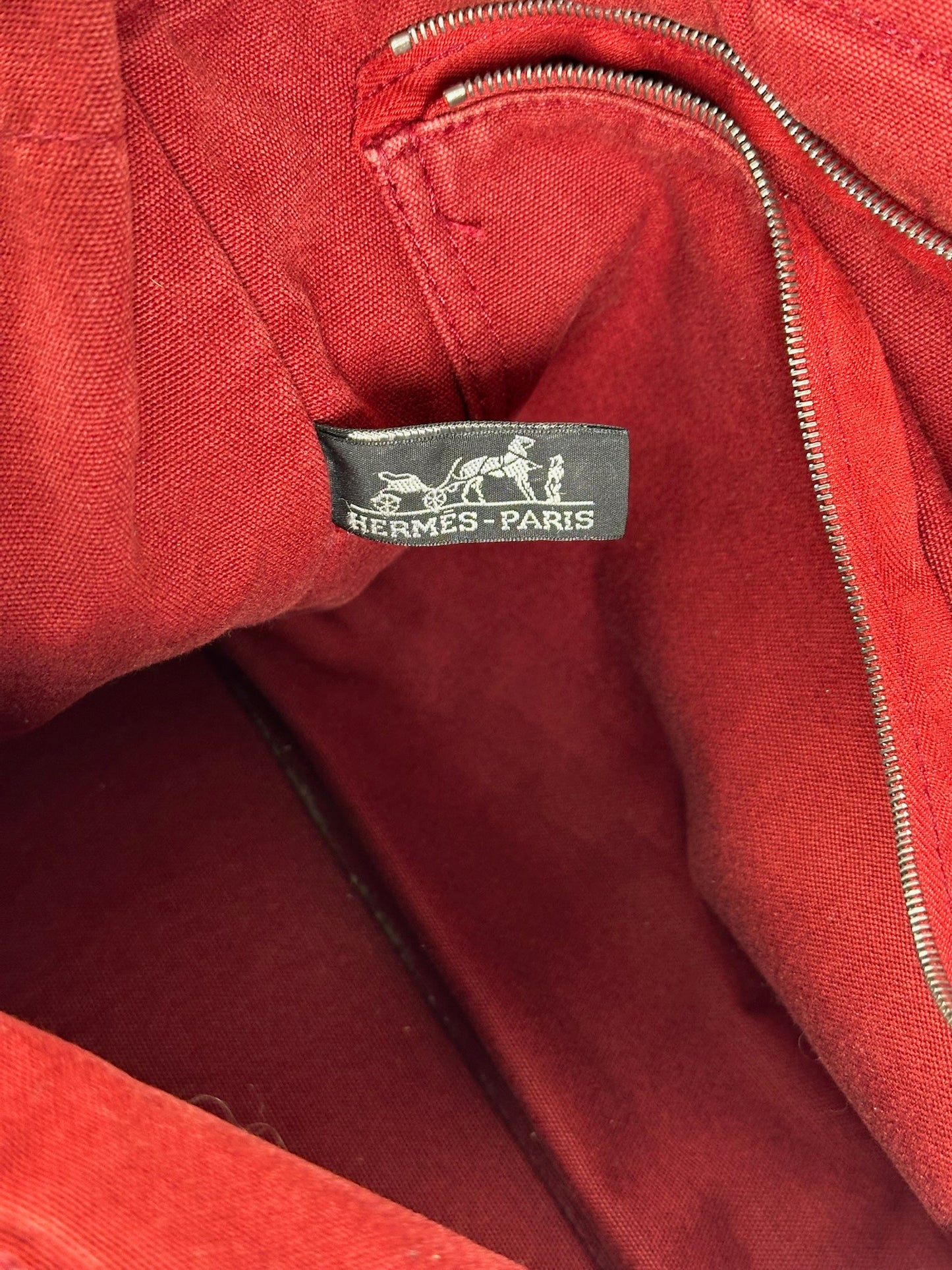 Vintage Hermes Canvas Shopper res