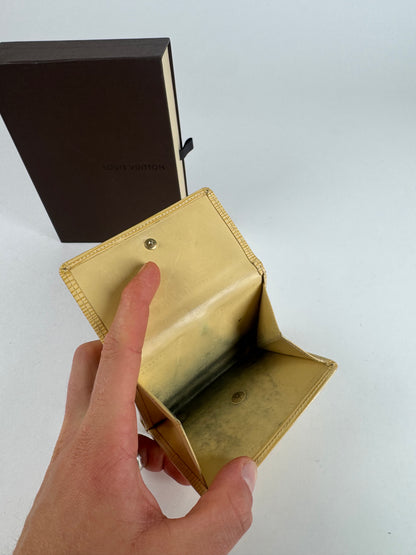 Vintage Louis Vuitton EPI Leather wallet yellow
