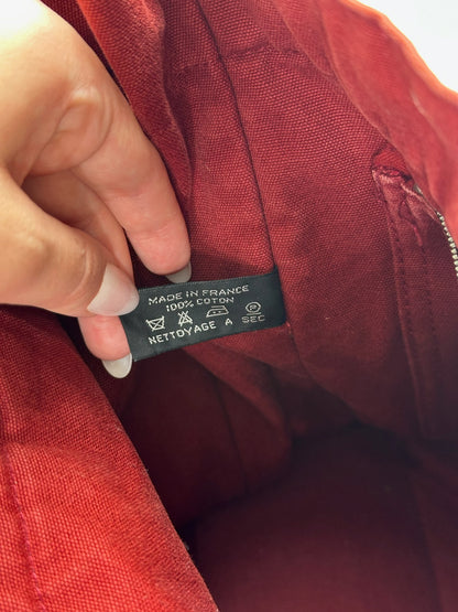 Vintage Hermes Canvas Shopper res