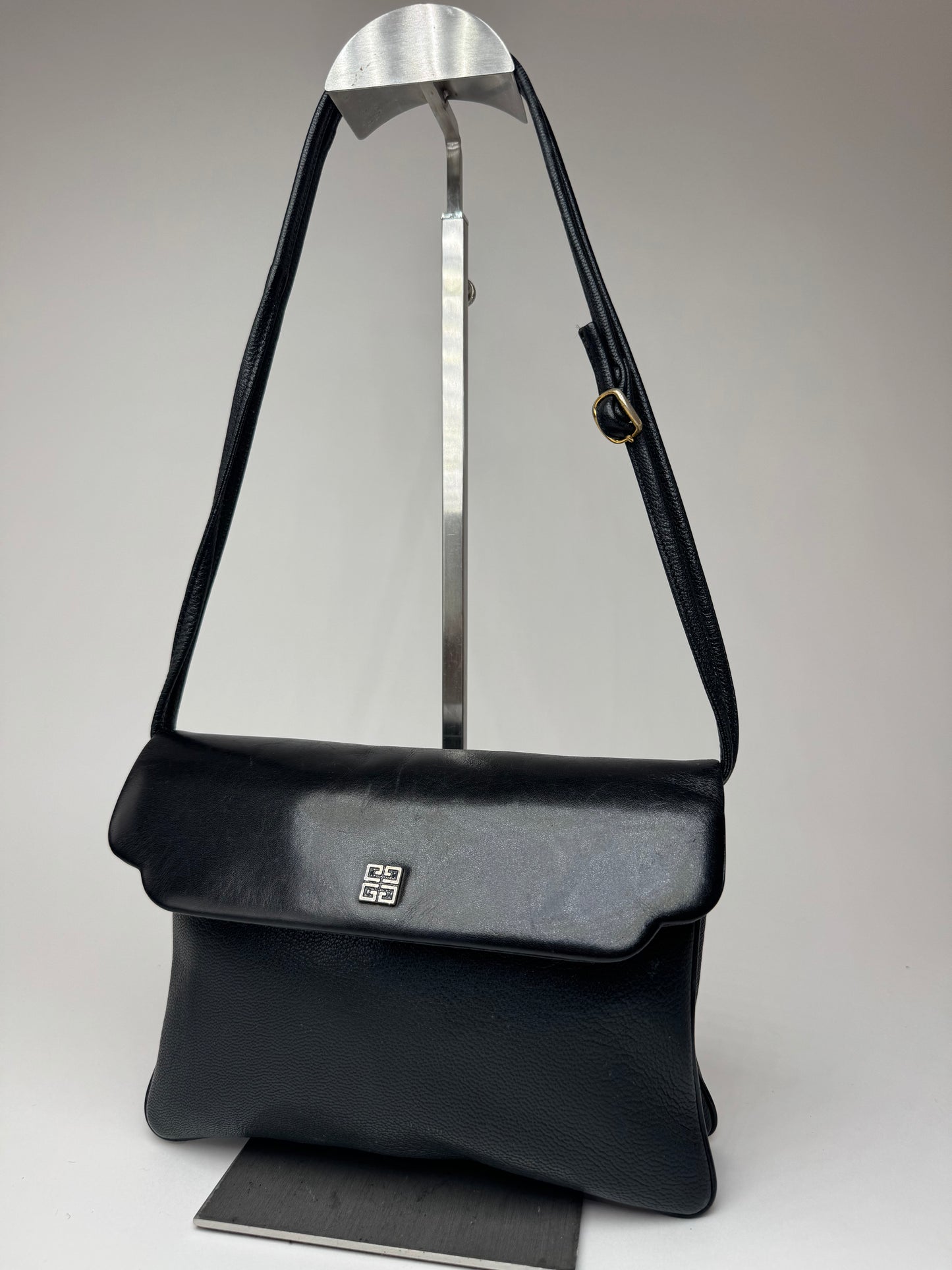 Sac vintage en cuir Givenchy 2 Way noir