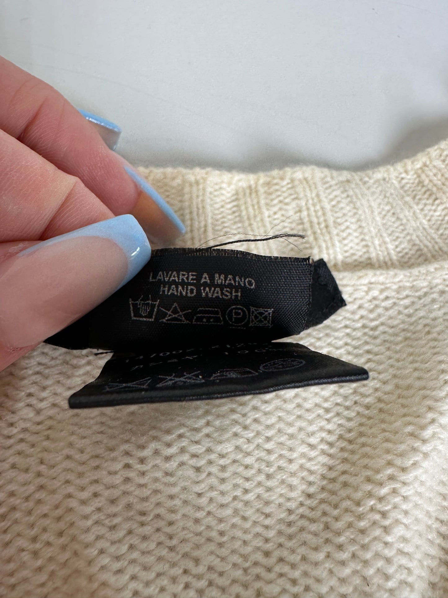 Vintage Gucci Cotton Sweater Cream M