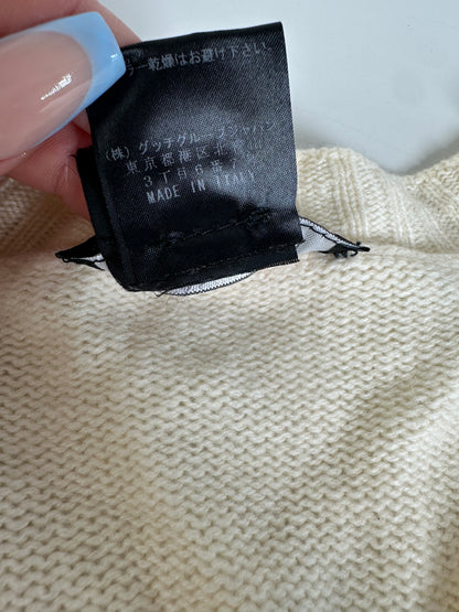Vintage Gucci Cotton Sweater Cream M