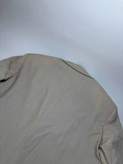 Vintage Gianni Versace Men's Silk Blend Suit Set Beige M