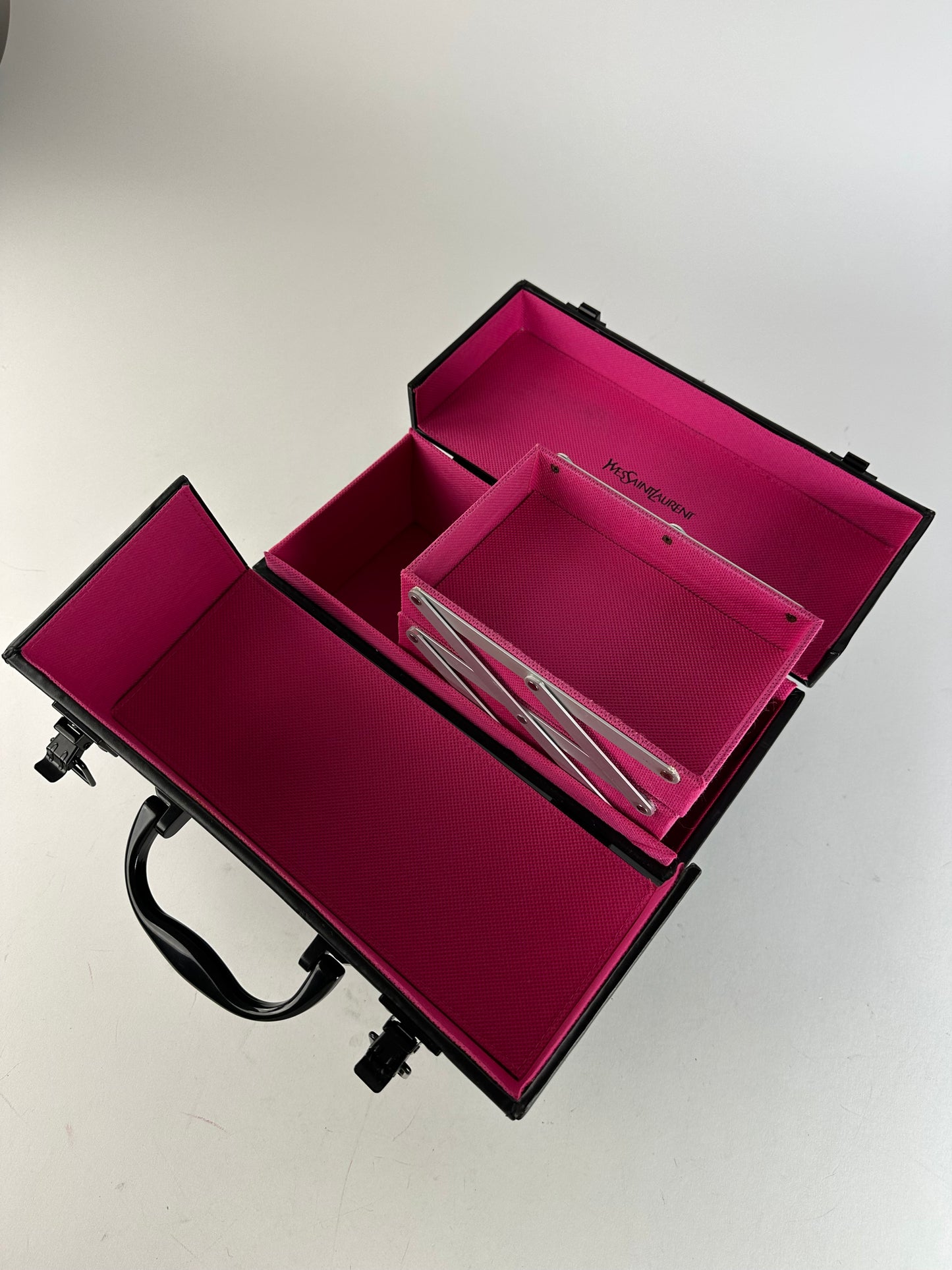 Vintage Yves Saint Laurent Beauté Vanity Case Black