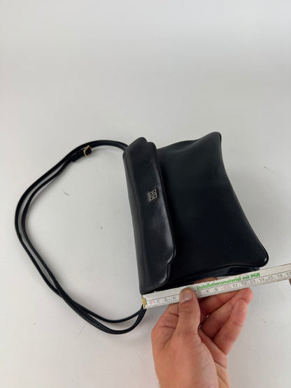 Sac vintage en cuir Givenchy 2 Way noir