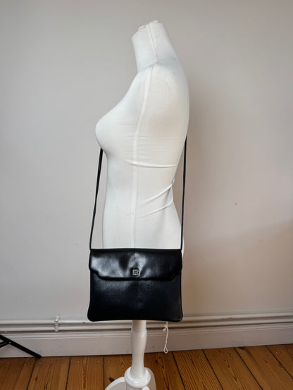Sac vintage en cuir Givenchy 2 Way noir