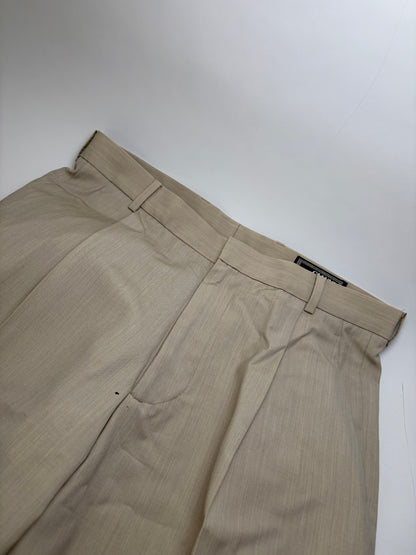 Vintage Gianni Versace Men's Silk Blend Suit Set Beige M