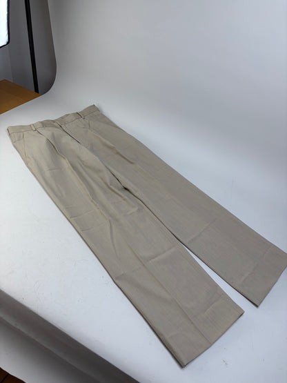 Vintage Gianni Versace Men's Silk Blend Suit Set Beige M