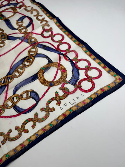 Vintage Celine Scarf baroque