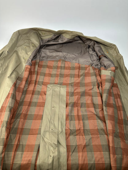 Vintage Yves Saint Laurent Trench Coat Sage Green M/L