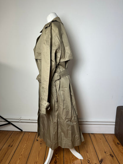 Vintage Yves Saint Laurent Trench Coat Sage Green M/L