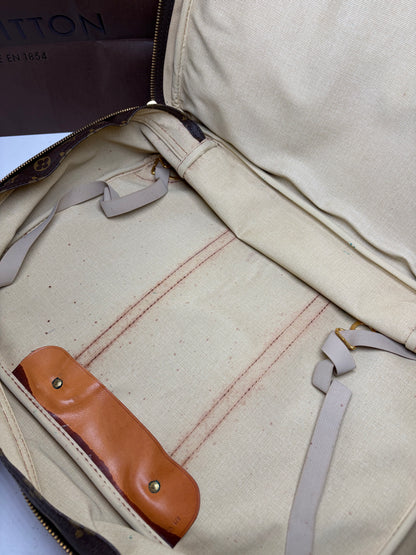 Vintage Louis Vuitton Monogram Canvas Weekender Bag c. 1987 Brown