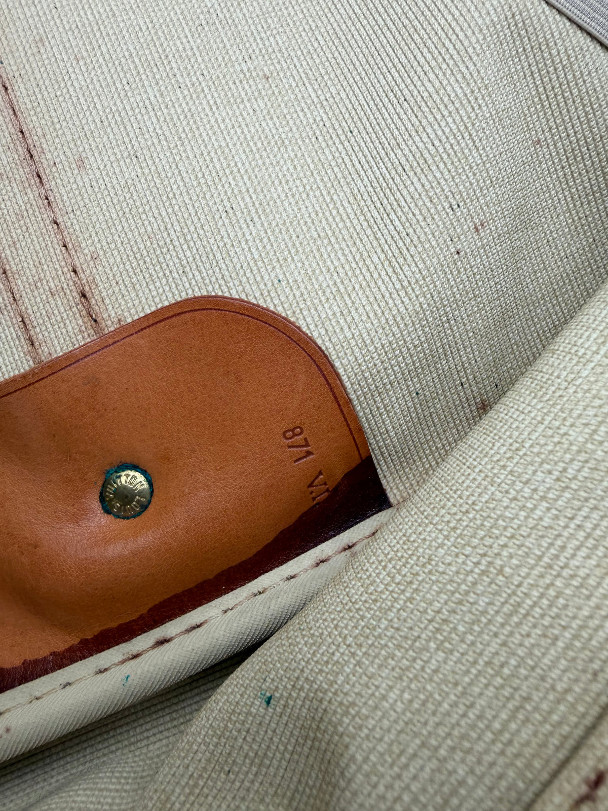 Vintage Louis Vuitton Monogram Canvas Weekender Bag c. 1987 Brown