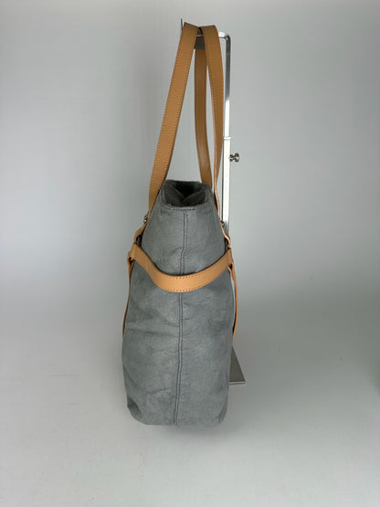 Vintage Courreges Suede Shopper gray