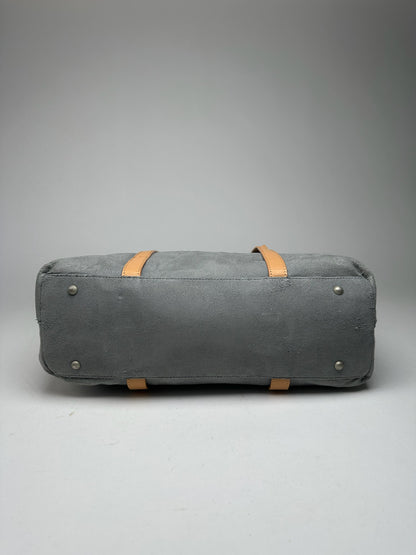 Vintage Courreges Suede Shopper gray