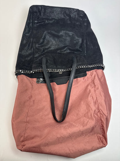 Vintage Stella Mc Cartney Vegan Leather Falabella Tote Bag Black