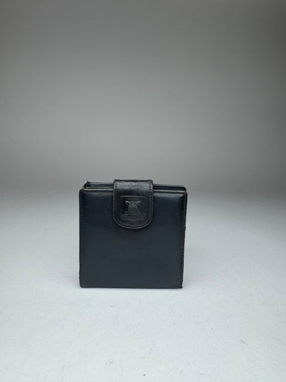 Vintage Celine Paris leather Wallet navy