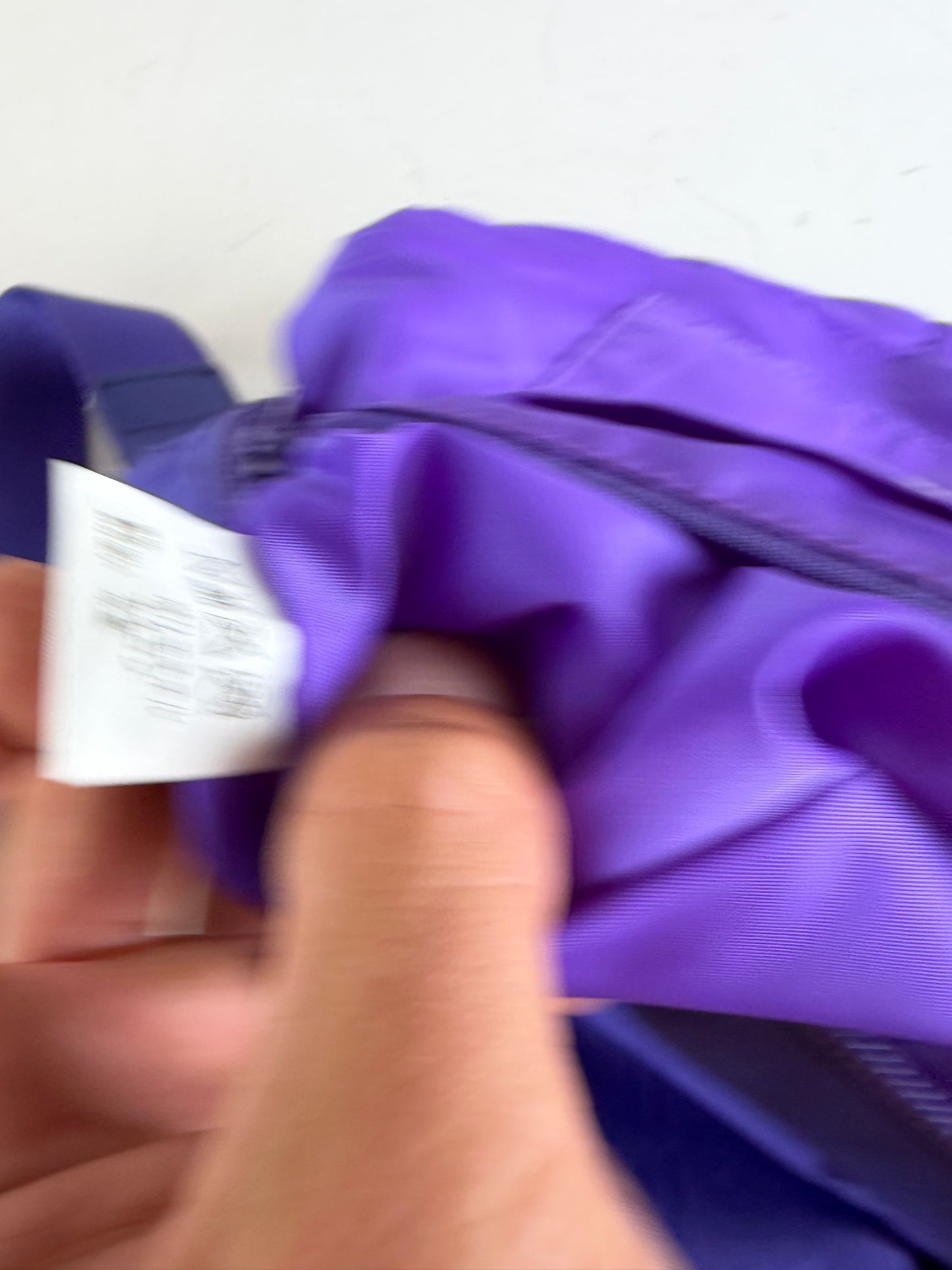 Vintage Issey Miyake Structured Shoulder Bag Purple Silver