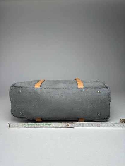 Vintage Courreges Suede Shopper gray