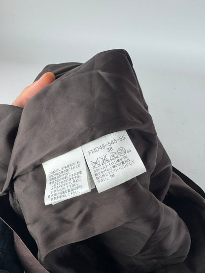 Vintage Burberry Floral Dresd Black White