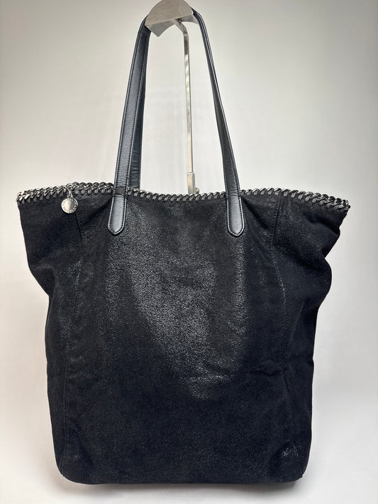 Vintage Stella Mc Cartney Vegan Leather Falabella Tote Bag Black